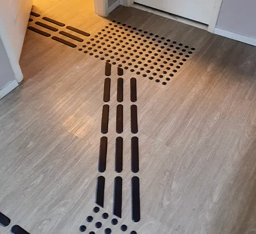 Pisos táteis PVC